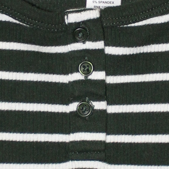 Green & White Striped Tank Top - Picture 5 of 7